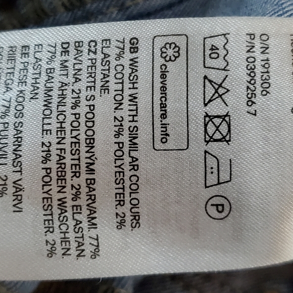 &DENIM WASHED BLUE JEANS - Picture 4 of 4